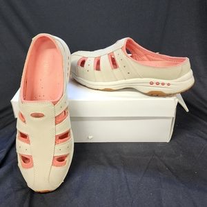 Easy Spirit Estravelair Light Natural Nubuck Slide On Sneakers Size 8 Narrow